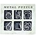 Rompecabezas Metal Puzzle de Ingenio para Adultos y Niños. Juguete Educativo Creativo. Prueba de Inteligencia IQ Set 6 Piezas