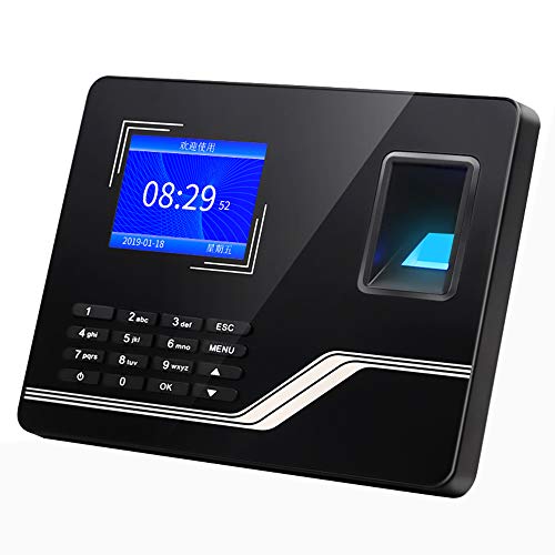 Biométrico de huellas dactilares contraseña atención del tiempo de la máquina con 2,8 pulgadas de pantalla TFT, interfaz Ethernet Disk reloj de tiempo de la ayuda USB multi-idioma de Control de Acceso