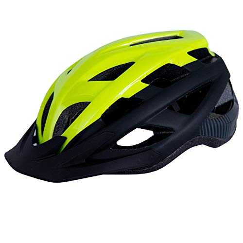 CAPACETE ASW BIKE FUN AMARELO FLUO PRETO P/M