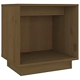 Eleganz Nachttisch aus Massivholz Kiefer 40x30x40 cm Honigbraun - Langlebig & Natürlich für Schlafzimmer, Wohnheim oder Gastzimmer - Stilvolle Aufbewahrung und Stauraum