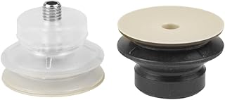 PJG Series 6/8/10/15/20/25/30/35/40/50/60MM Bilayer Mini Pneumatic Soft PEEK NBR Silicone Anti Static Vacuum Suction Cup Sucker(PJG-10)
