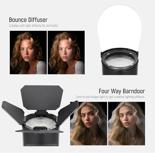 Image of NEEWER CRM2 Magnetic Accessories Kit for Round Head Flash, Speedlite Light Shaper Modifier Diffuser Set Compatible with Godox V1 & V100, NEEWER Z3R-C /N /S, Z2-C /N /S /F, Z2Pro-C /N /S /F, Q120, Q200 | Modifier Diffuser Set Compatible with Godox V1 & V100, NEEWER Z3R-C /N /S, Z2-C /N /S /F, Z2Pro-C /N /S /F, Q120, Q200