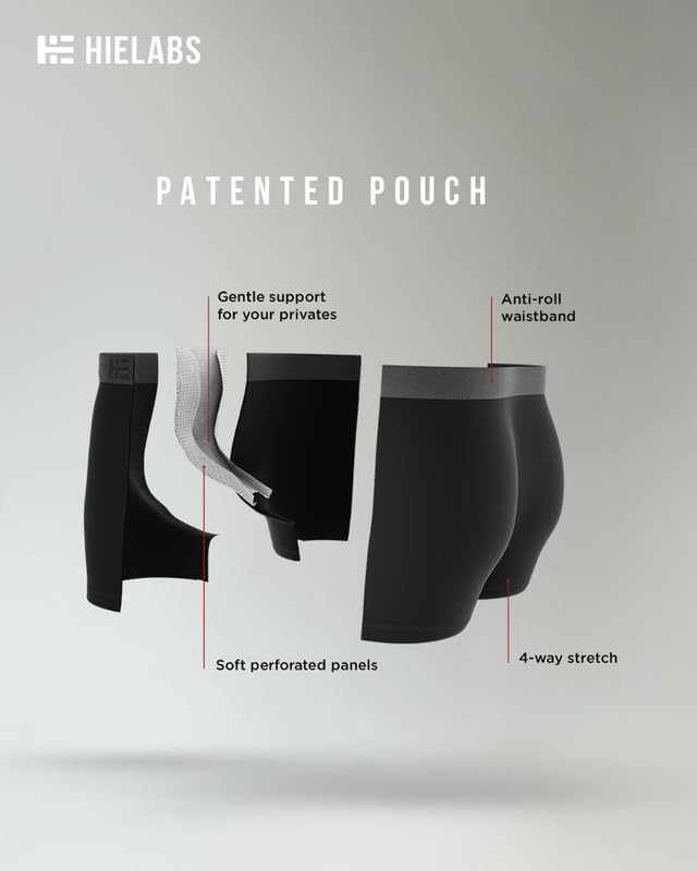 Image of HIELABS Micromodal Pouch Underwear for Men | Regular Fit Trunk | Ultra Soft & Breathable | Anti Odour | Ultrasoft Waistband | Men AllDayFit | Pack of 1 | Sizes S, M, L, XL, 2XL,3XL,4XL,5XL