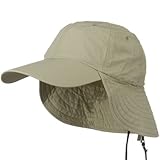 UV 50+ Outdoor Talson UV Flap Cap - Khaki