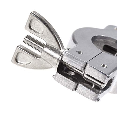 Sourcingmap 2 Pcs Vacuum Clamp 41mm X 20mm KF16 Single Pin Clamp Wing Nut W Center Ring for Ferrule TC, 41mm x 20mm(2Pack) - Image 4