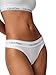 Calvin Klein Women's Modern Cotton Thong Panty, White, Medium
