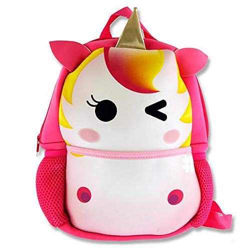 Premier Stationery Emotionery Neoprene Cute Animal Junior Backpack - Unicorn Sac à Dos Enfants 27 Centimeters 4 Multicolore (Pink)