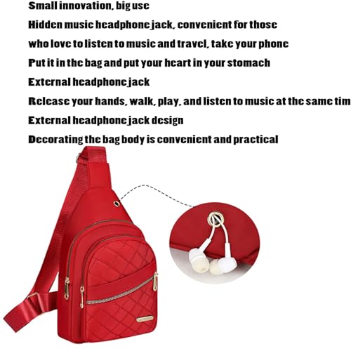 Mochila Sling impermeable unisex para senderismo y uso casual miniatura 4