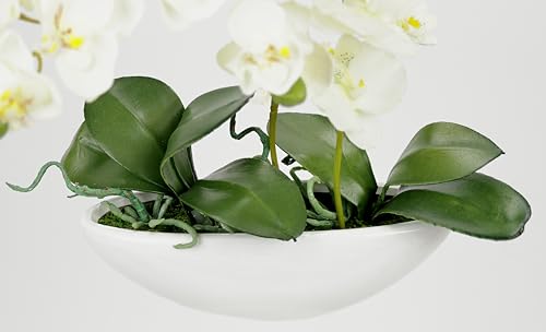 Planta artificial de orquídea con maceta para decoración interior 3