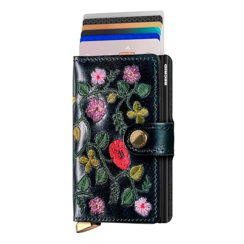Olive Floral Stitch Miniwallet by Secrid2