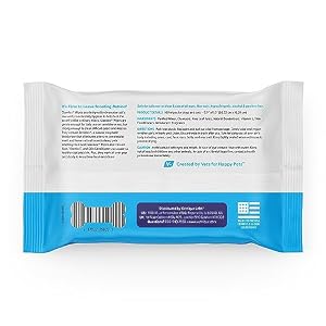 Vetnique Labs Glandex Dog Wipes for Pets Cleansing & Deodorizing Anal Gland Hygienic Wipes for Dogs & Cats with Vitamin E, Skin Conditioners and Aloe (100ct Pouch) Vetnique Labs Glandex Dog Wipes for Pets Cleansing & Deodorizing Anal Gland Hygienic Wipes for Dogs & Cats with Vitamin E, Skin Conditioners and Aloe (100ct Pouch)