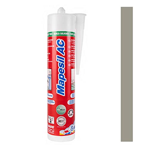 Silikondichtstoff MAPEI MAPESIL AC 310ml 115 flussgrau Cover