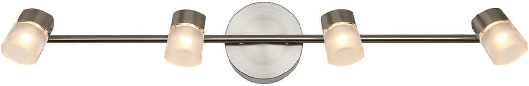 Artika TRK4VA-RN Vars 4-Integrated LED Track Light, Silver