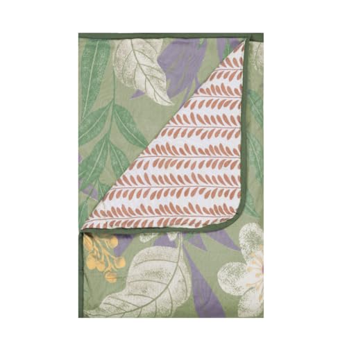 Image of Homestan Reversible All Season Cotton Feel Dohar for Single Bed,Soft Light Weight AC Blanket /Comforter for Summer /Winter /Monsoon (58x86 Inches, Tropic Dew)