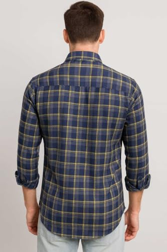 Image of Pack of 2 Men's Checkered Regular Fit Shirts | Full Sleeve Cotton Shirts for Men and Boys
