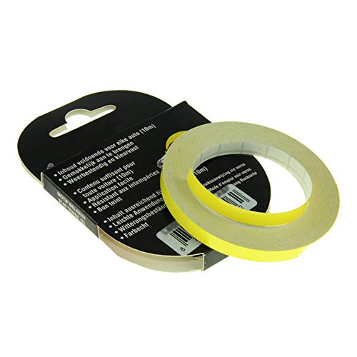 Liseret 6MMx10M Jante Casque CARENAGE Sticker Autocollant Moto Voiture Tuning Couleur (Jaune)