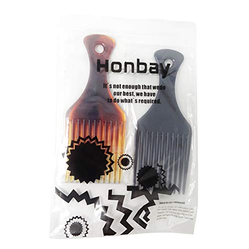 Peines para cabello 2 piezas plástico para cabello rizado miniatura 7