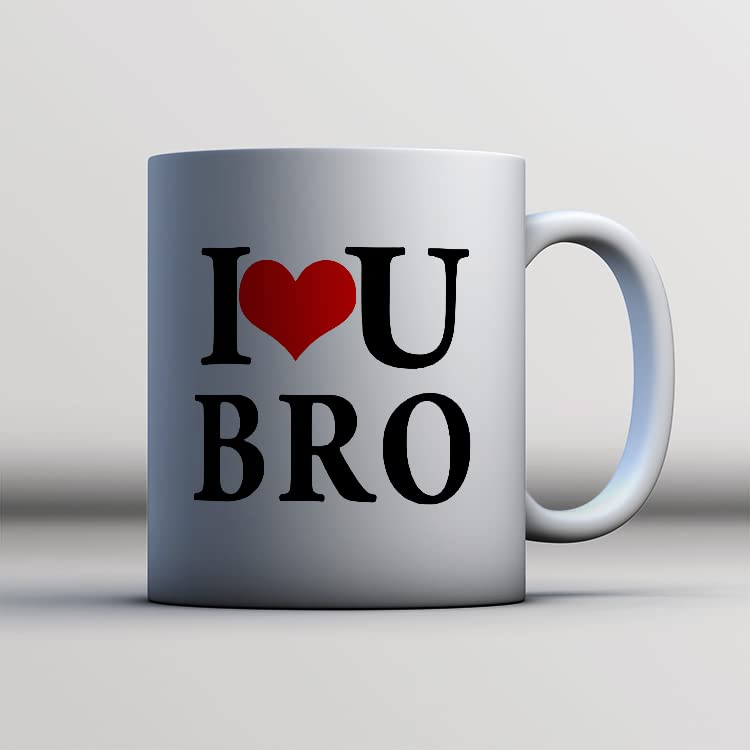 Toxi I Love U Bro Digital Printing Ceramic Coffee Mugs