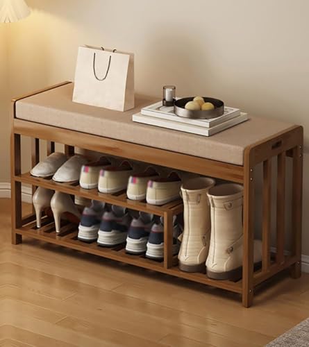 Banc d'entrée multifonctionnel pour optimiser les petits espaces et ranger vos chaussures