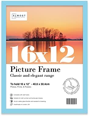 12x8 Inch Black Photo Frame Wall Mountable and Freestanding Picture Frame Standard Photograph Size, 12" X 8" (31 X 20cm)