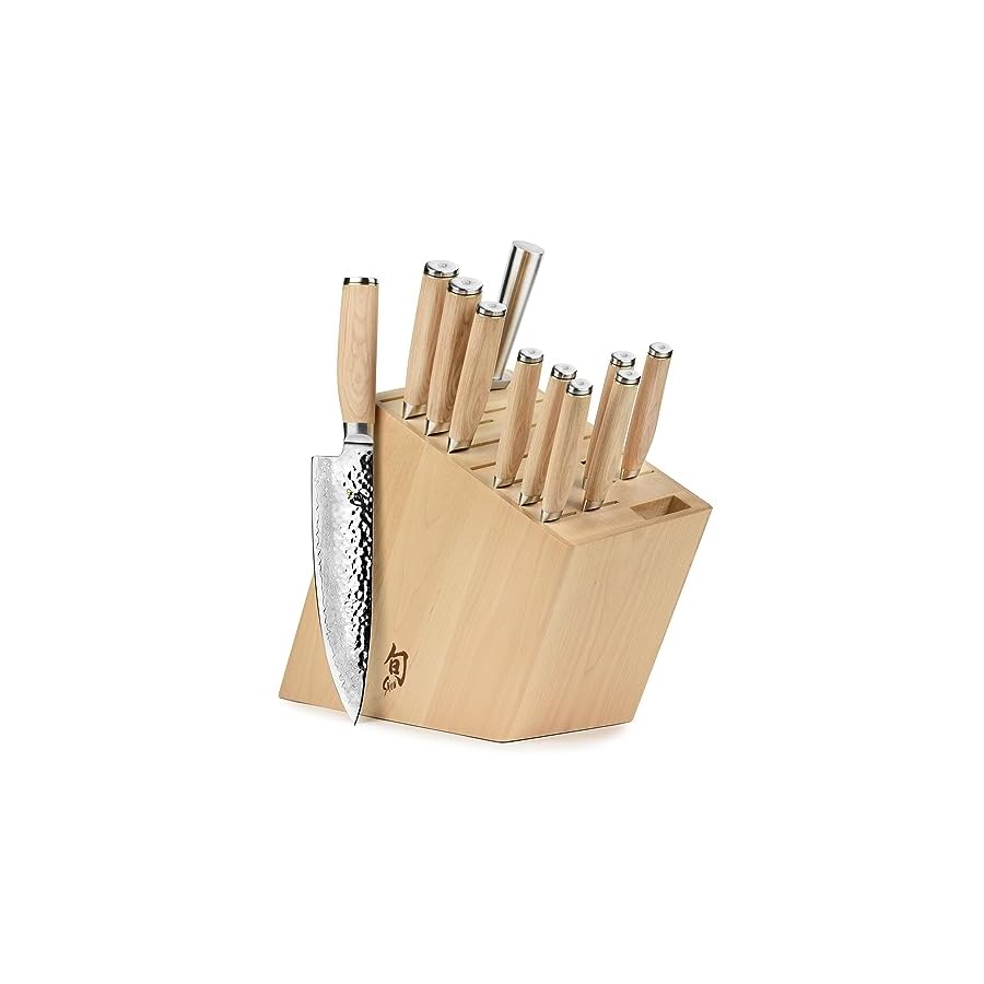 Shun-Premier-12-Piece-Knife-Block-Set Shun Premier 12 Piece Knife Block Set