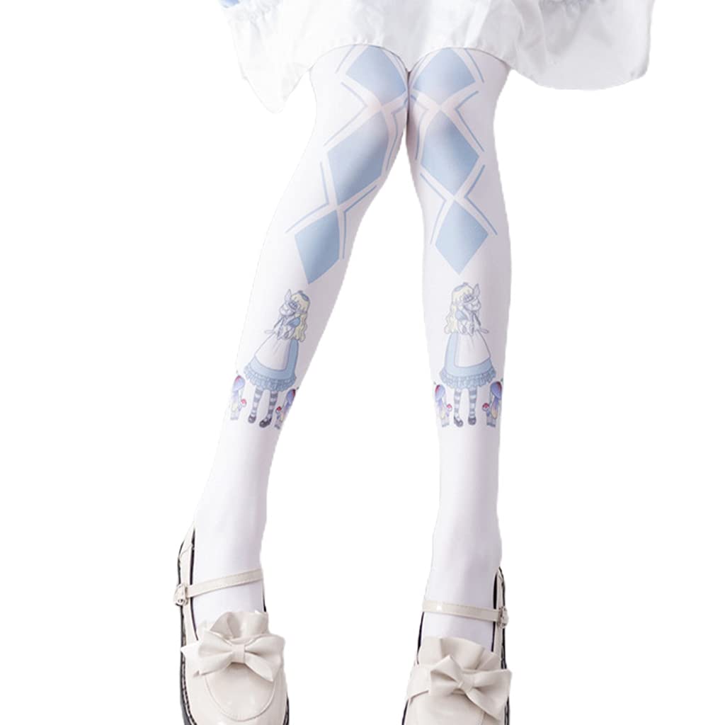 Amazon.co.jp: shunxinerstyロリータホワイトパンスト妖精猫うさぎ