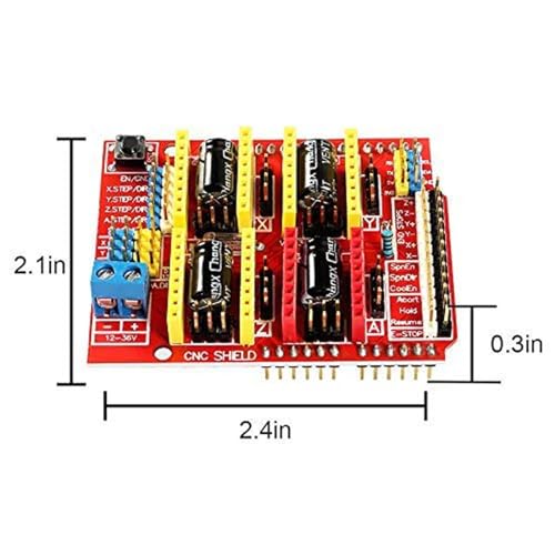 Shield CNC V3.0 haute précision pour UNO R3 avec modules A4988 durables