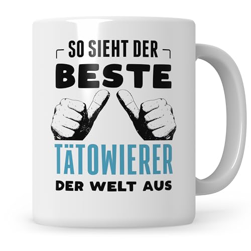 Lustige Tätowierer Tasse – „Ich Bin Tätowierer“ Spruch, Spülmaschinenfest, 330 Ml, Beidseitig Bedruckt