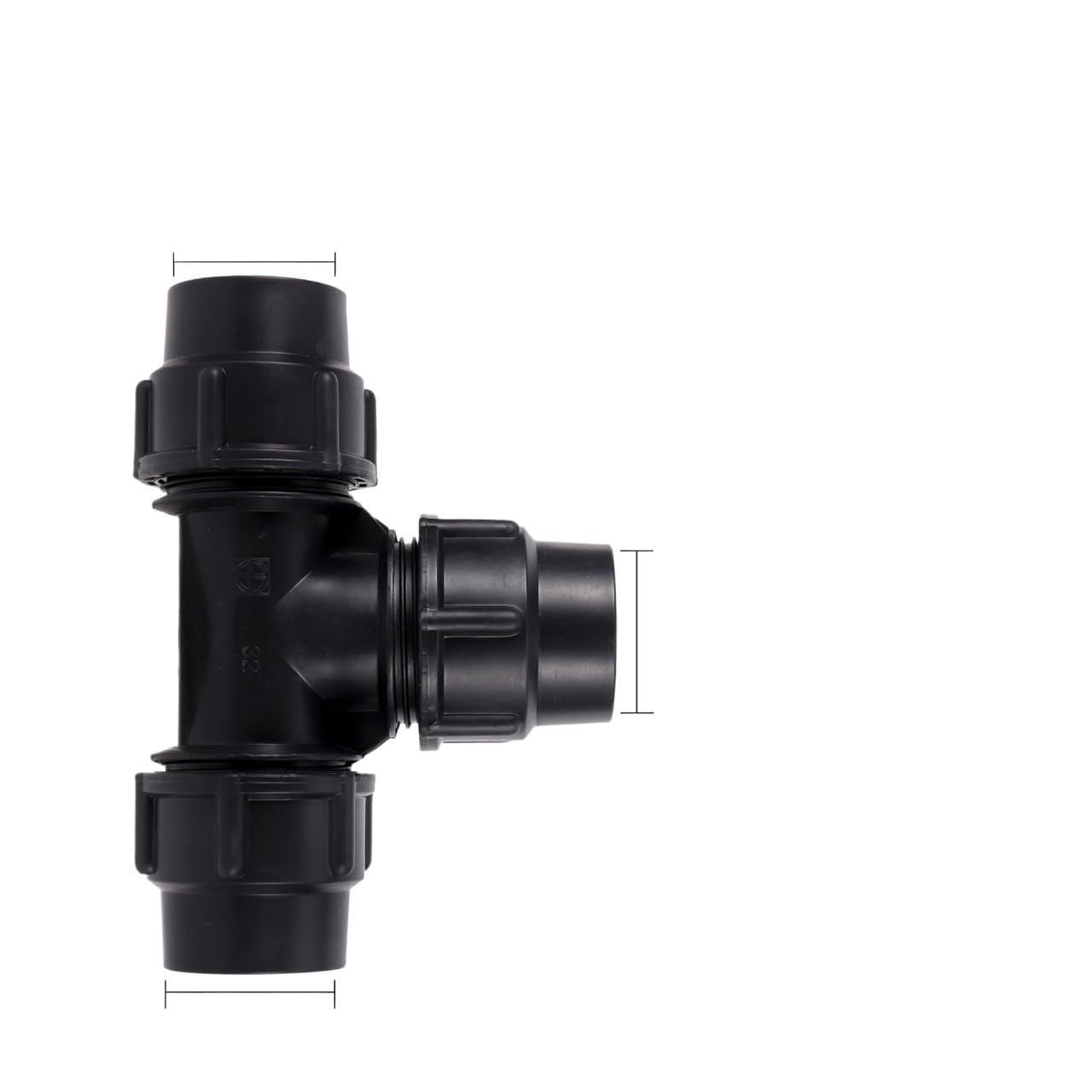 Bfsaceqa Tee 20/25/32/40/50Mm Valve Pe Pipe Quick Connector Elbow Reducing Water Joint Plastic Agriculture Irrigation Pvc Fittings(,32Mm)