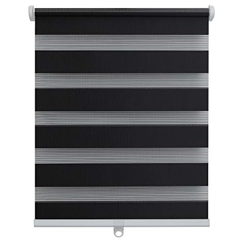 Lichtblick Cordless Double Roller Blind, Anthracite Cover