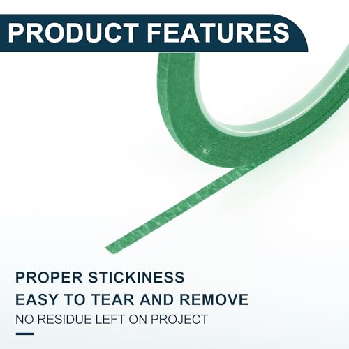 Image of Painters Tape Medium Tack Easy Removal Tape Green 1 Pc 2cm /2.5cm /3cm /4cm /6cm x 48m