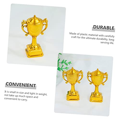 12 Peças Copo De De Plástico Copos De Troféu De Premiação Ornamento Para Crianças Troféus De Eventos