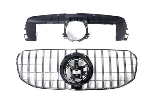 Calandre course style GT pour Mercedes Benz GLS X167 2020-2023 argenté