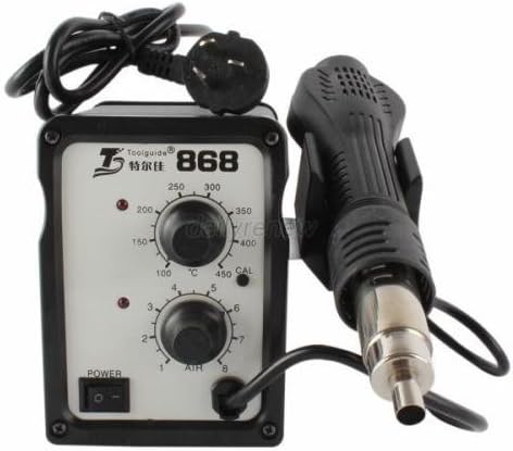 Hot Air Solder Blower Toolguide 868 SMD Rework Station Heat Gun 220V+ Nozzle D21