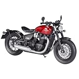 1pcs 1/12 Scale Motorcycle Model Die cast Metal with Plastic Parts for Bonneville Bobber (red)