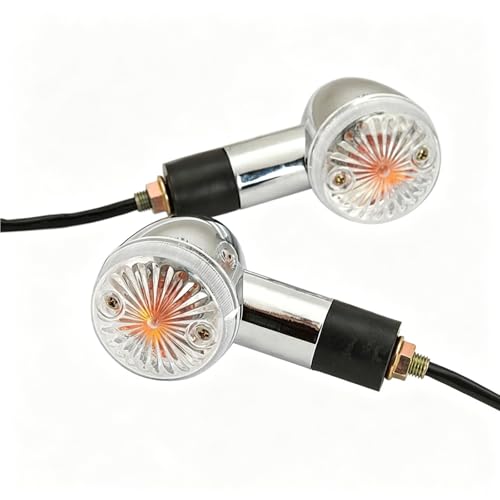 Clignotants moto Suzuki Intruder finitions claires feux stop durables x2
