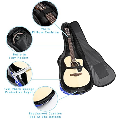 Housse de protection épaisse en éponge imperméable pour guitare acoustique, électrique, basse, guitare classique… - Les Beatles, Paul McCartney, John Lennon, RIngo Starr, George Harrison Housse de protection épaisse en éponge imperméable pour guitare acoustique, électrique, basse, guitare classique… – Image 3