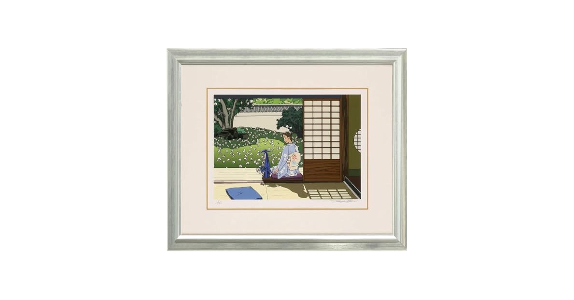 Amazon.co.jp: わたせせいぞう 版画(ジクレー） 「花咲きて-6月