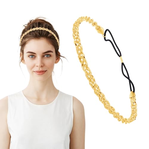 Apausvcm Damen Gold Kopfschmuck,Glitzer-Haarband,Wahrsagerin Haarband Gold,Elastisch Haarbänder Glitzer,Braut Festival Kostüm Haarschmuck,Verstellbare Kopfkette Headband für Damen Mädchen Apausvcm Damen Gold Kopfschmuck,Glitzer-Haarband,Wahrsagerin Haarband Gold,Elastisch Haarbänder Glitzer,Braut Festival Kostüm Haarschmuck,Verstellbare Kopfkette Headband für Damen Mädchen
