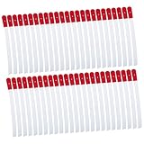 CIMAXIC 50piezas Herramientas De Afinación De Piano Correas De Escalada para Piano Profesional Cuerdas De Cuero Cabeza Accesorios para De Repuesto para Usadas Talleres De Reparación De