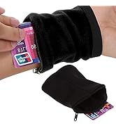 AYNEFY Handgelenktasche Outdoor Sport Running Armband Jogging Übung Gym Handgelenkband Tasche Dop...