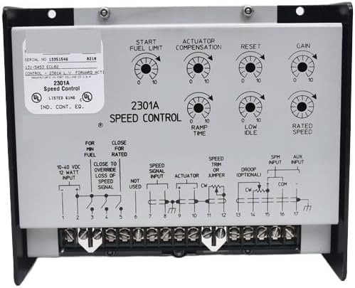 Generator Parts Speed Controller 2301A Speed Governor Control Panel 9907-014