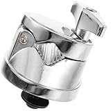 Parliky Zinklegierung Tom Drum Mount Bracket Stabile Drum Kit Basis Kompatibel mit Verschiedenen Marken Einfache Installation Robuste Trommelbeinhalterung