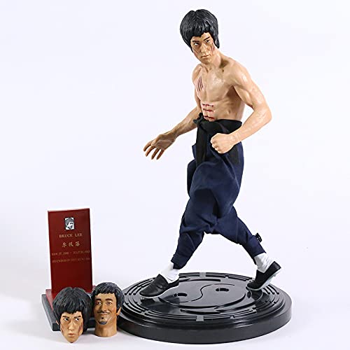 Bruce Lee Action Figure Enter The Dragon Double-Headed Statue 1/6 Limited Figure #TOP5