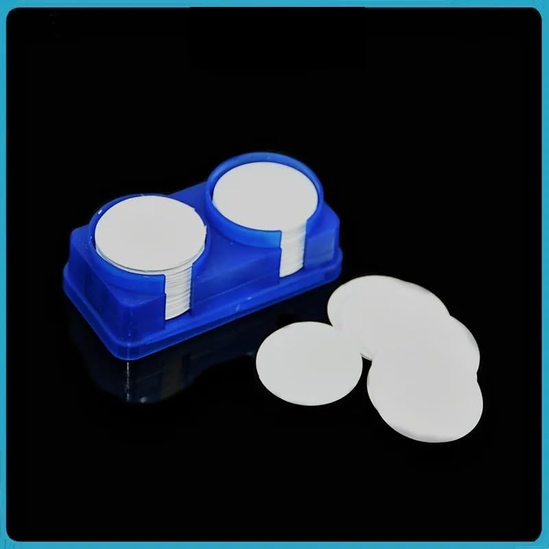 Microporous GF Filter Membranes 13mm & 25mm Diameter, 0.22um, 0.45um, 0.8um Pore Size, Hydrophilic Glass Cellulose, 80 Circles(GF13mmx0.22um)