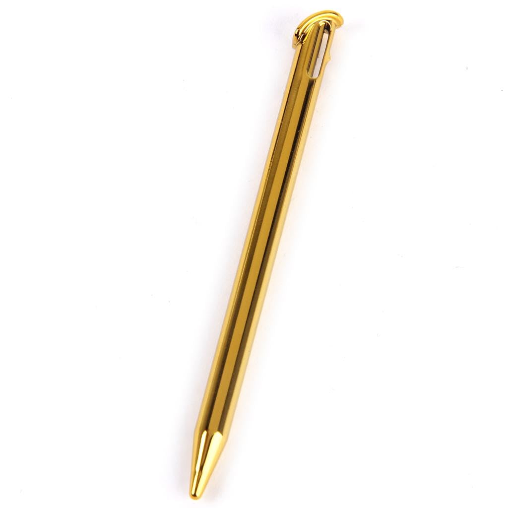 Lápiz capacitivo chapado en oro, diseño compacto, compatible con LL/XL, NDS, NDSI, NDSI XL, 3DS, ligero, evita huellas dactilares y arañazos