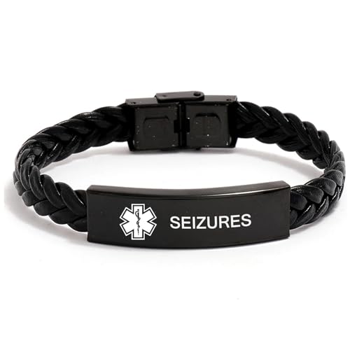 Pulsera de identificación trenzada con símbolo médico miniatura 1
