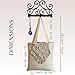 Women's Tote Bag, Handmade with a Macrame Applique, Boho Shoulder Handbag for Shopping, Beach, and Travel - ATM