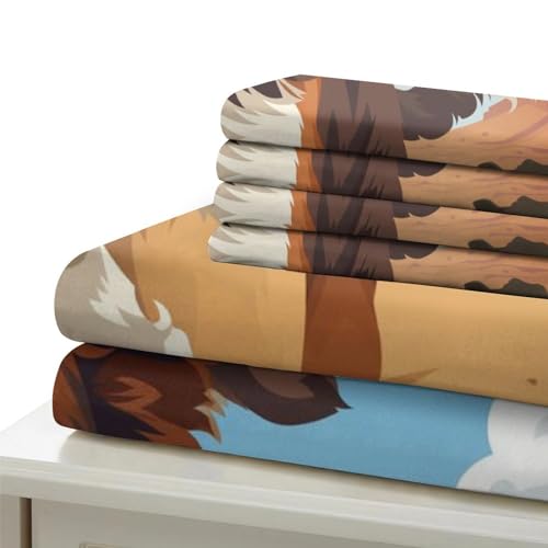 Parure de lit chien 3D SheepLe microfibre pour décorer la chambre d'un adolescent - 6
