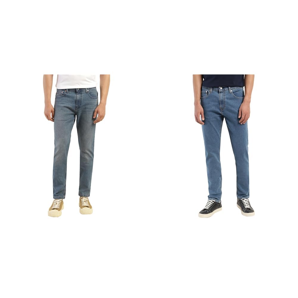 Levi'sMen's 512 Slim Tapered Fit Mid-Rise Jeans Light Blue Men's 512 Slim Tapered Fit Mid-Rise Stretchable Jeans